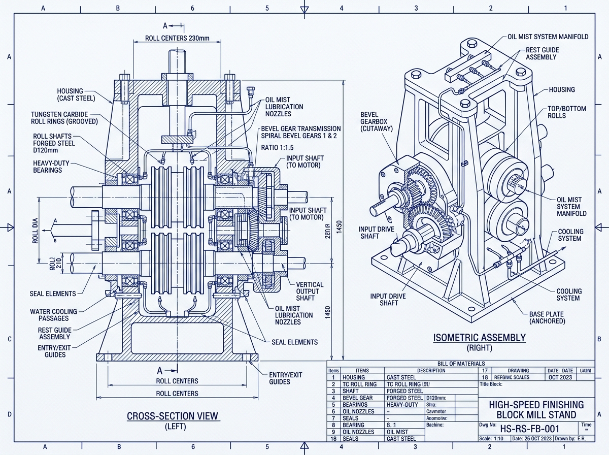 CAD Drawing: High Speed Finishing Block